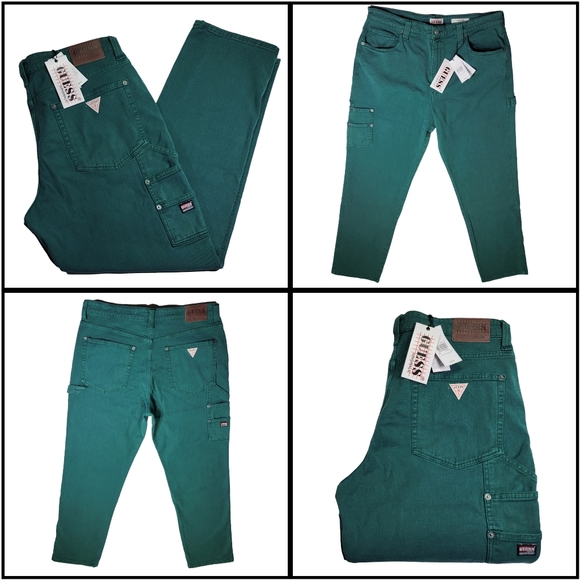 Guess Other - MSRP $89, GUESS Originals Carpenter Stretch Jeans, size 36X32, Green. From the